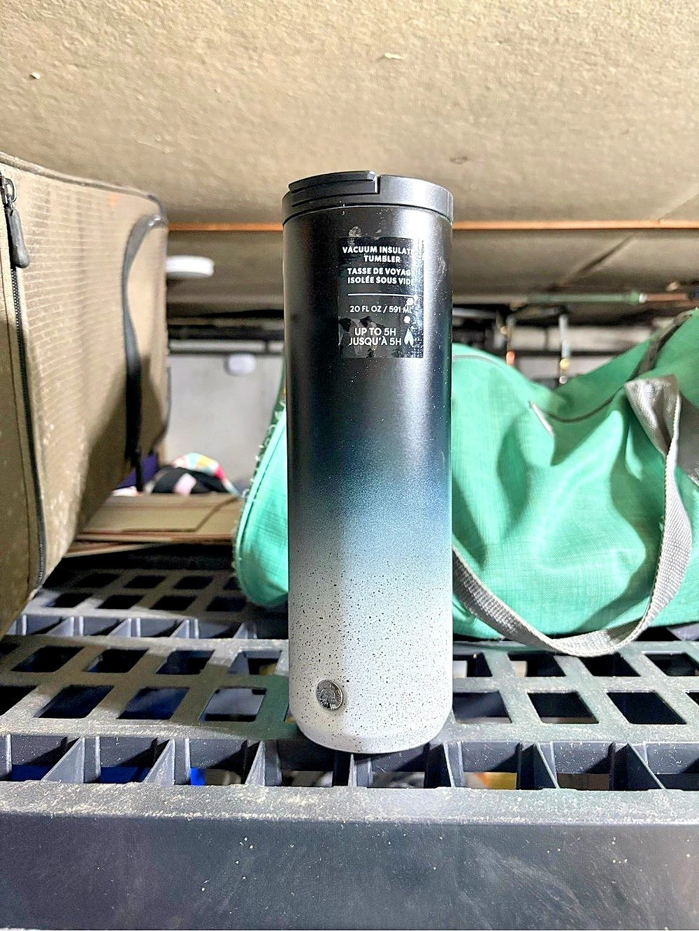 Starbucks Gradient Speckle Stainless Steel Vacuum Insulated Tumbler Black & Gray